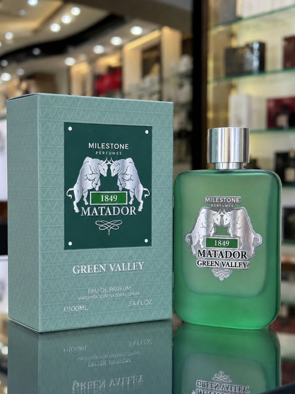 MILESTONE 1849 MATADOR Green Valley EDP For men 100ML 3.4FL,OZ
